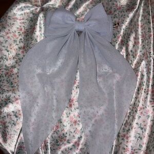 Claire's Light Blue Hair Bow